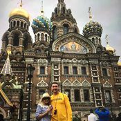A couple with Roar in Russia