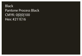 Black Pantone Process Black