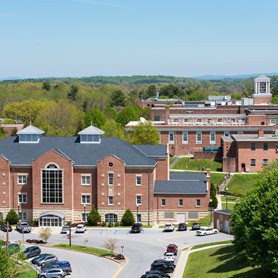 Concord-University-2C An aerial shot of Concord University, with Rahall in the foreground