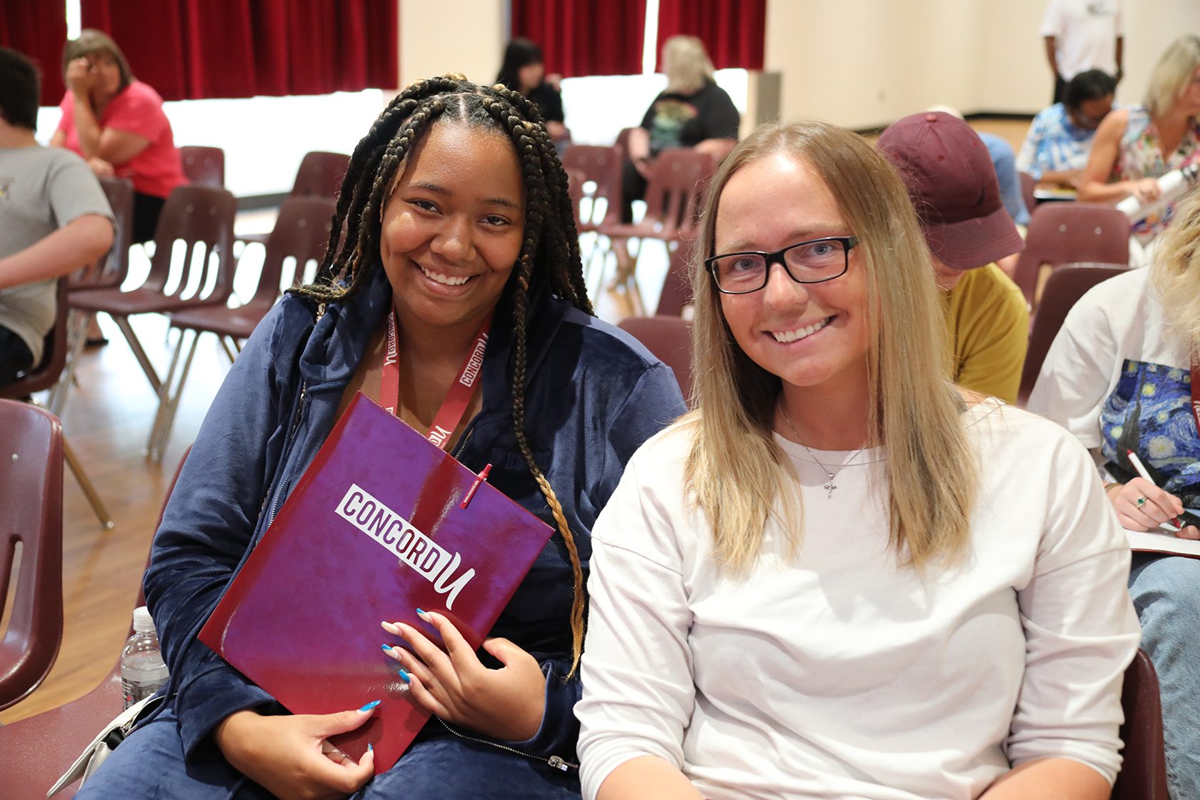 Attendees of one of Concord University's Orientation sessions
