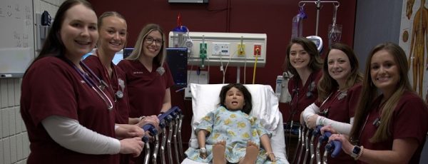 Nursing students in the BSN program at Concord University