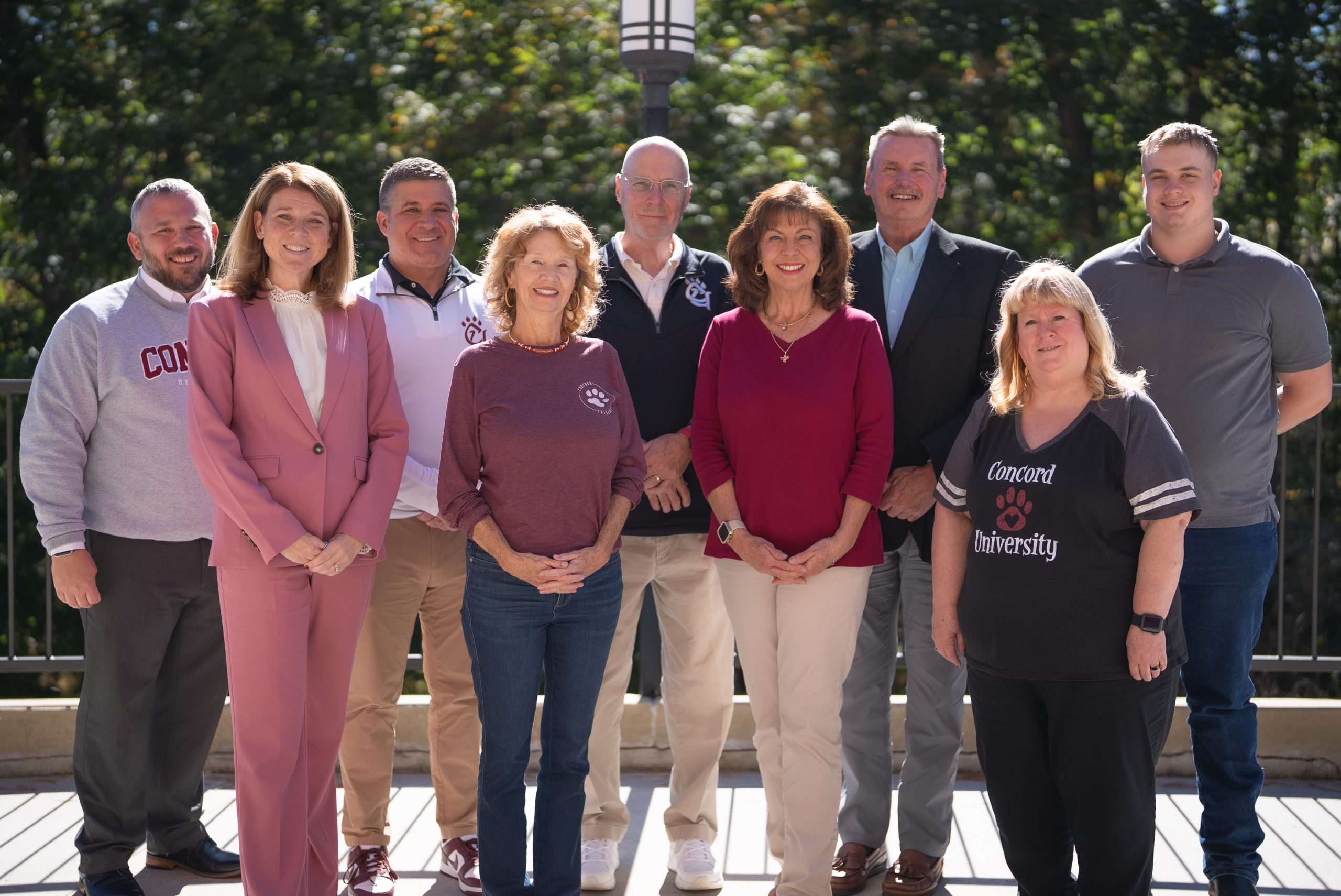 Concord University President Meighen with the Board of Governors