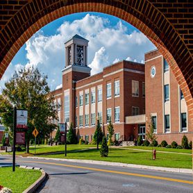 Bell-Tower-through-the-Arch-2.jpg The Concord University Bell Tower as seen from University Point
