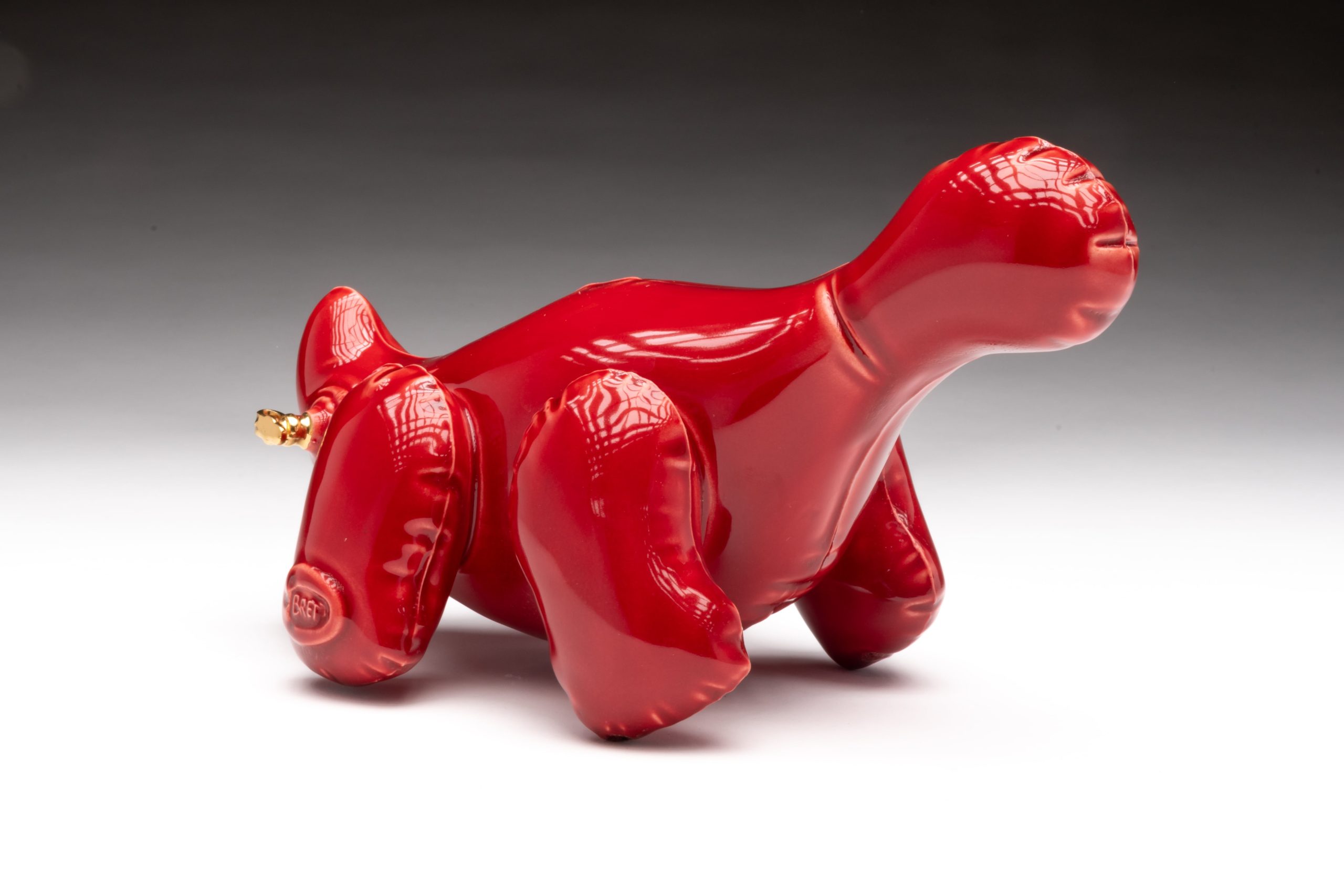 Red Inflatable Dinosaur by Brett Kern