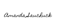 Dr. Amanda Sauchuck's signature