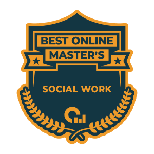 Best Online Master's Social Work badge