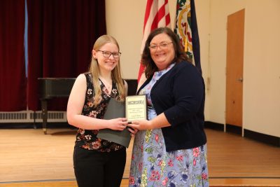 Caitlyn Baker and Dr. Susan Williams