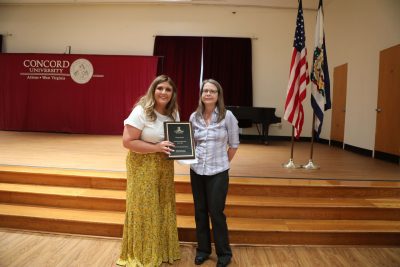 Emily Graham and Dr. Michelle Gompf