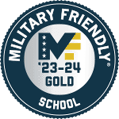 Military Friendly School 2023 - 2024 Gold Badge