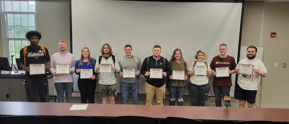 Da’Vion Moore, Nick Cooper, Savannah Groom, Stella Dunn, Hunter Steel, Bryce Mutterback, Trey Spence, Ella Goodwin, Jordan Ballard, Caleb Dangerfield, and Melinda Kostenko placed in the top ten percent of all competitors worldwide overall for the entire Capstone competition.