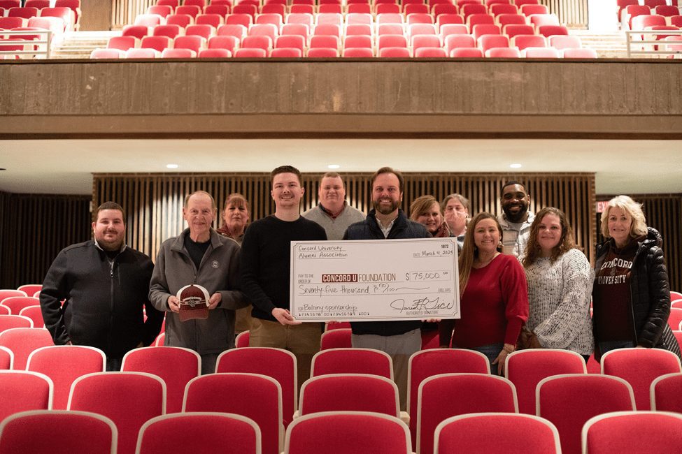 Concord University Alumni Association Council Members: Dr. Kevin Green ‘11, Ben Crawford ‘58, Teresa Frey ‘98, Blake Farmer ’17, Shea Boothe ‘16, Dr. Jared Tice ‘06, Janet Conroy ‘86, Dr. Lisa Darlington ‘98, Amanda Revels ‘04, Marcus Murrell ’17, Carrie Jarrell ‘05’17, and Valerie Hendricks ‘92