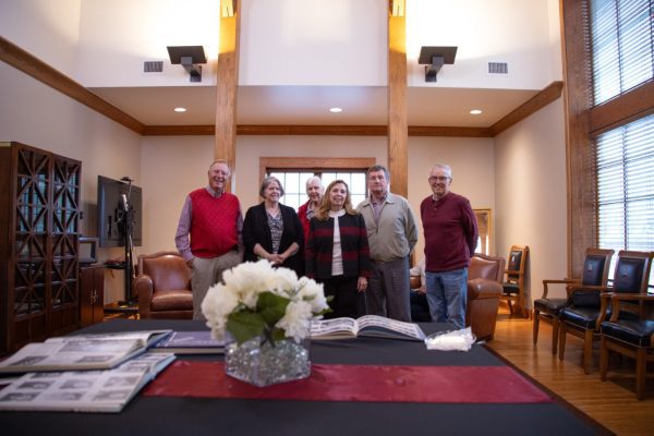 Members of the Concord University class of 1973 gather in University Point to celebrate their 50th reunion.