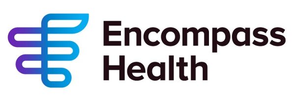 The logo for Encompass Health, a partner of Concord University's Nursing degree program