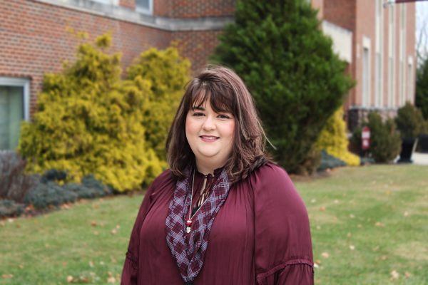 A photo of Lora Woolwine, our Executive Assistant to the President & Board Of Governors Liaison, on Concord University's campus