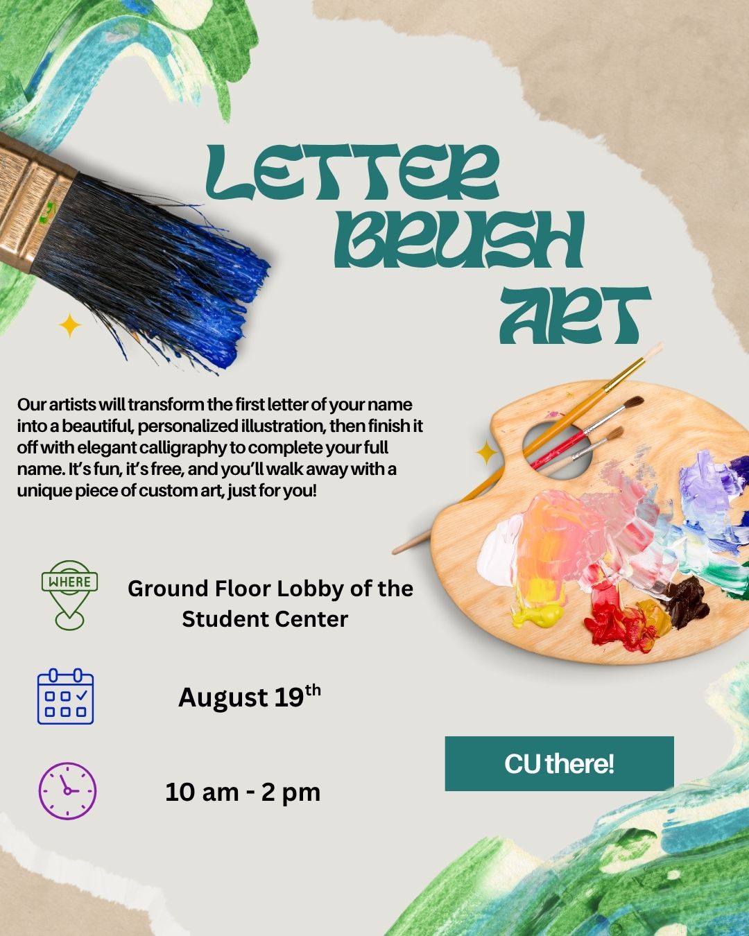 letter brush art august 19 2025