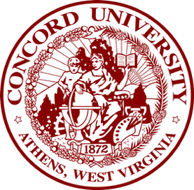 Concord University maroon seal