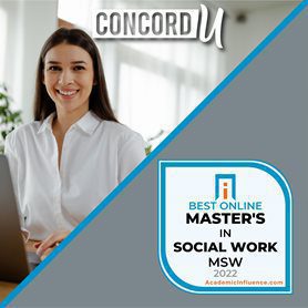 Concord University awarded Best Online Masters in Social Work 2022