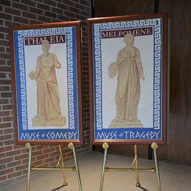 Muses-Square.jpg Paintings of the Greek muses Thaleia and