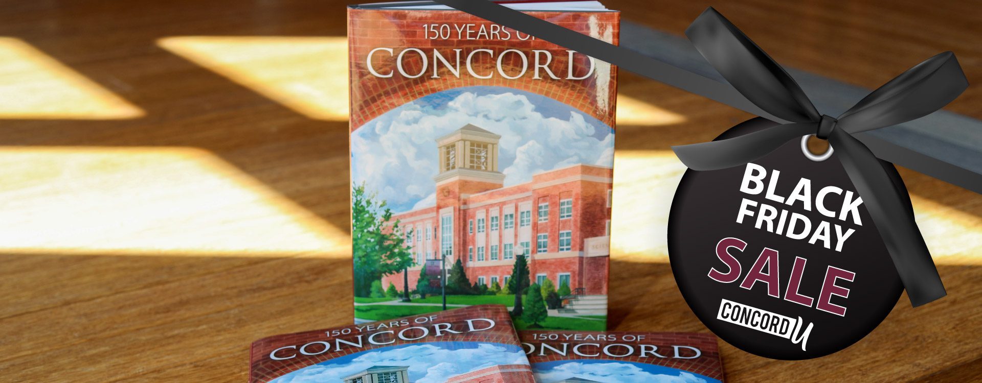 Black Friday Sale on the 150 Years of Concord book.