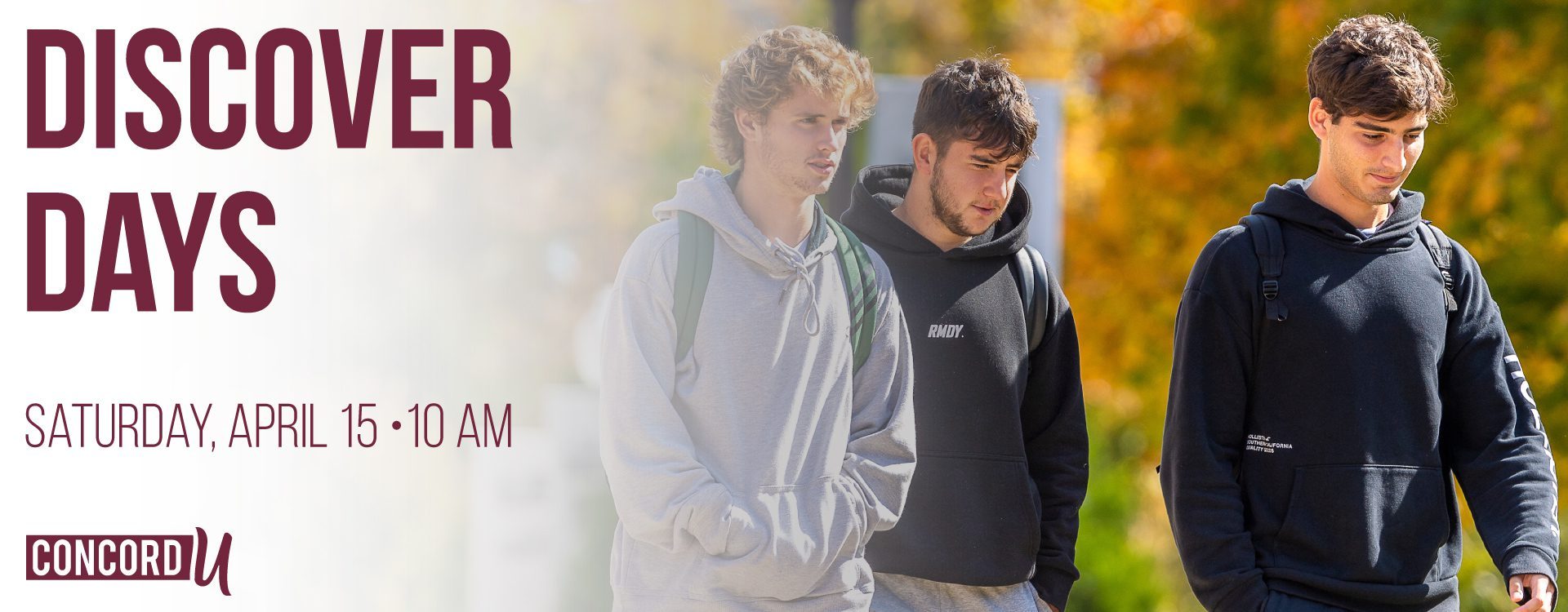 Come to Concord University's Discover Day on Saturday, April 15!