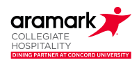 Aramark Collegiate Hospitality logo - dining partner at Concord University