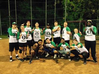 Intramural softball winners