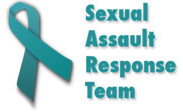 Sexual Assault Response Team blue ribbon graphic