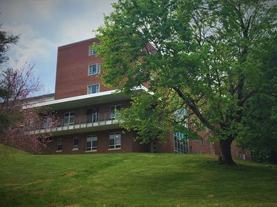 Side view of Wilson Hall at Concord University