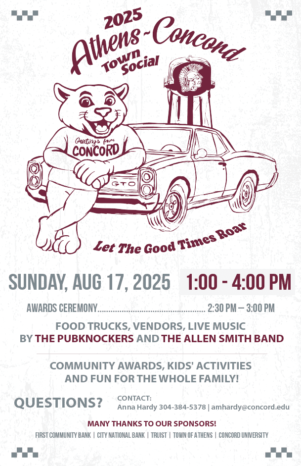 Athens Concord Town Social August 17 2025