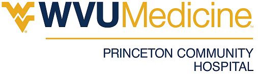 The logo for WVU Medicine - Princeton Community Hospital, a partner of Concord University's Nursing degree program