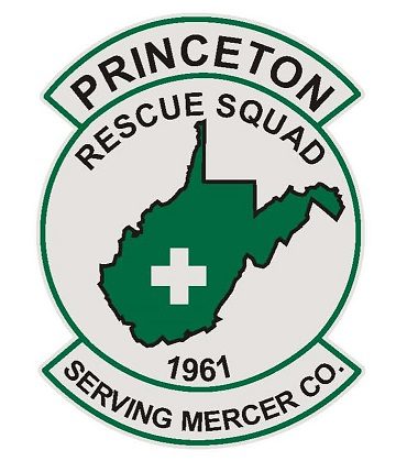 The logo for Princeton Rescue Squad, a partner of Concord University's Nursing degree program